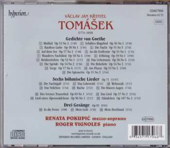 CD Václav Jan Tomášek: Songs By Tomášek