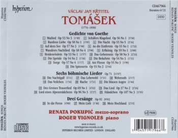 CD Václav Jan Tomášek: Songs By Tomášek