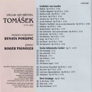 CD Václav Jan Tomášek: Songs By Tomášek