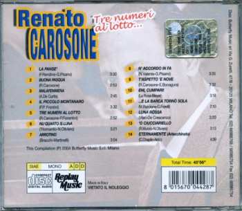 CD Renato Carosone: Tre Numeri Al Lotto...