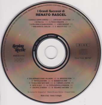CD Renato Rascel: I Grandi Successi Di Renato Rascel