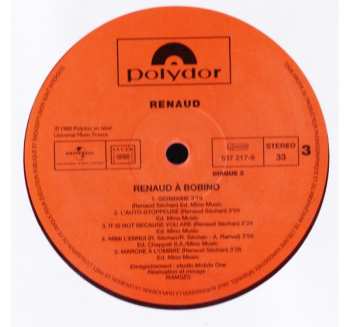 2LP Renaud: Renaud À Bobino