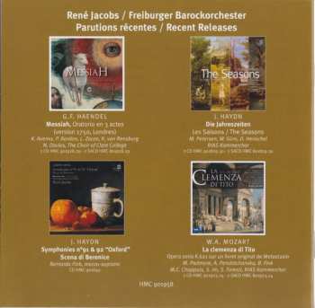 CD Wolfgang Amadeus Mozart: Symphonies 38 "Prague" & 41 "Jupiter" DIGI