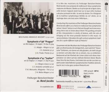 CD Wolfgang Amadeus Mozart: Symphonies 38 "Prague" & 41 "Jupiter" DIGI