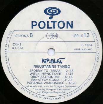 LP Republika: Nieustanne Tango