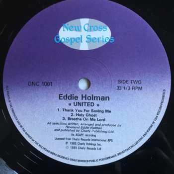 LP Eddie Holman: United