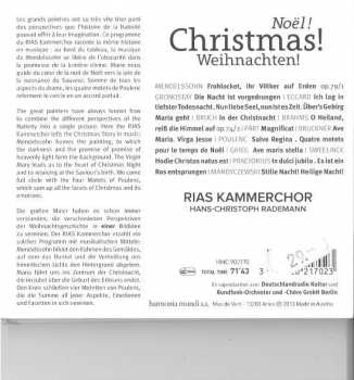 CD RIAS-Kammerchor: Noël! Christmas! Weihnachten!