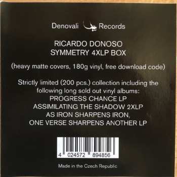 4LP/Caja Ricardo Donoso: Symmetry LTD | CLR