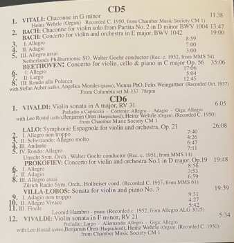 6CD/Caja Ricardo Odnoposoff: Vol.1 . Violin Concertos And Showpieces