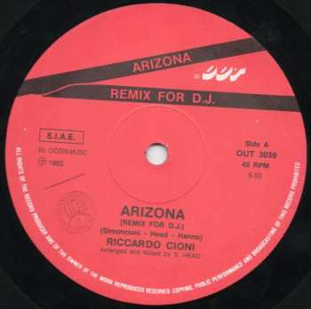 LP Riccardo Cioni: Arizona (Remix)