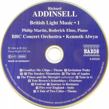 CD Richard Addinsell: British Light Music