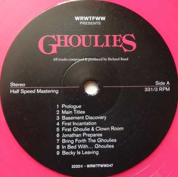 LP/SP Richard Band: Ghoulies (Original Soundtrack) LTD | CLR