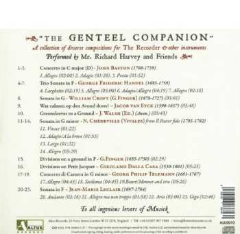 CD Richard Harvey: The Genteel Companion : A Recorder Recital