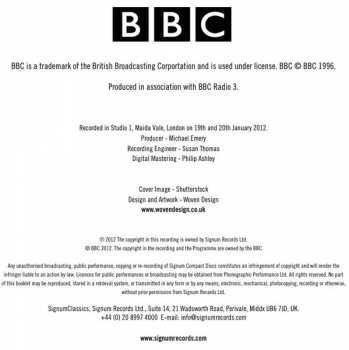 CD BBC Singers: My Dancing Day (Choral Music By Richard Rodney Bennett)