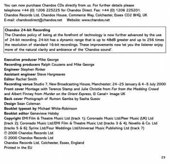 CD BBC Philharmonic: The Film Music Of Sir Richard Rodney Bennett