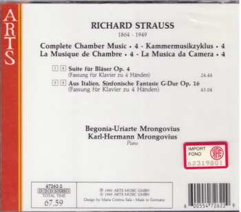 CD Richard Strauss: Complete Chamber Music 4: Piano 4 Hands