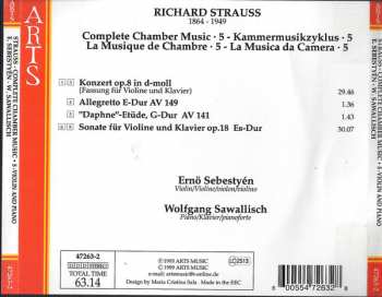CD Richard Strauss: Complete Chamber Music - Violin And Piano