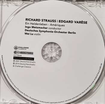 CD Richard Strauss: Ein Heldenleben - Amériques