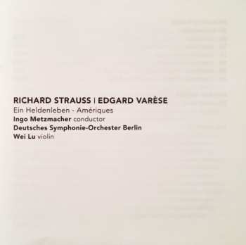 CD Richard Strauss: Ein Heldenleben - Amériques