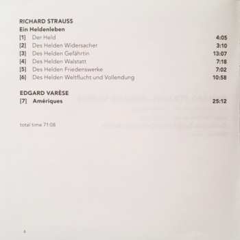 CD Richard Strauss: Ein Heldenleben - Amériques