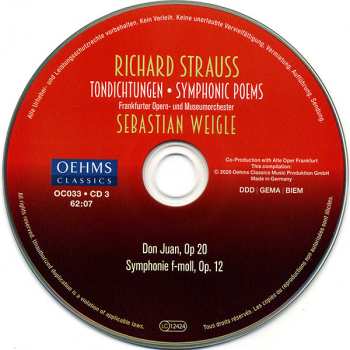 6CD/Caja Richard Strauss: Tondichtungen • Symphonic Poems