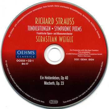 6CD/Caja Richard Strauss: Tondichtungen • Symphonic Poems