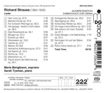 SACD Richard Strauss: Lieder