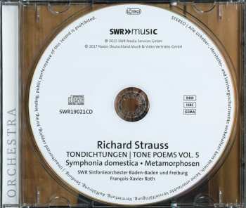 CD Richard Strauss: Tondichtungen 5 | Tone Poems 5 - Metamorphosen, Symphonia Domestica