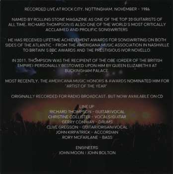 2CD Richard Thompson: Live At Rock City, Nottingham November-86 