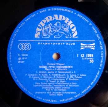 5LP/Caja Herbert von Karajan: Mistři Pěvci Norimberští (Die Meistersinger von Nürnberg)