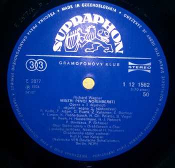 5LP/Caja Herbert von Karajan: Mistři Pěvci Norimberští (Die Meistersinger von Nürnberg)