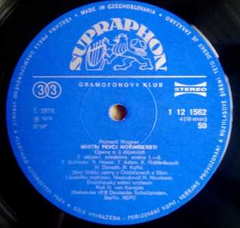 5LP/Caja Herbert von Karajan: Mistři Pěvci Norimberští (Die Meistersinger von Nürnberg)