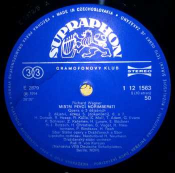 5LP/Caja Herbert von Karajan: Mistři Pěvci Norimberští (Die Meistersinger von Nürnberg)