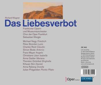 3CD/Caja Richard Wagner: Das Liebesverbot