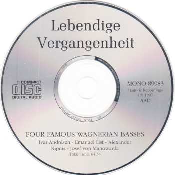 CD Richard Wagner: Four Famous Wagnerian Basses