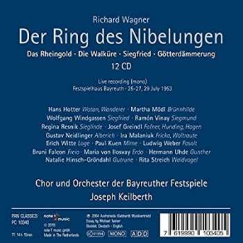 12CD/Caja Richard Wagner: Der Ring Des Nibelungen [Bayreuth 1953]