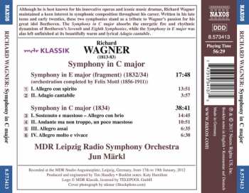 CD Richard Wagner: Symphony In C Major / Symphony In E Major (Fragments) 
