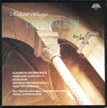4LP/Caja Dietrich Fischer-Dieskau: Tannhäuser A Zápas Pěvců Na Wartburgu