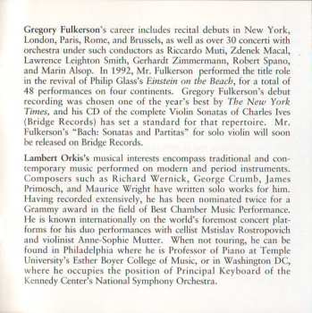 CD Lambert Orkis: Piano Concerto • Violin Concerto