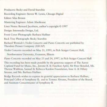 CD Lambert Orkis: Piano Concerto • Violin Concerto