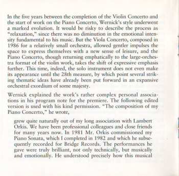 CD Lambert Orkis: Piano Concerto • Violin Concerto