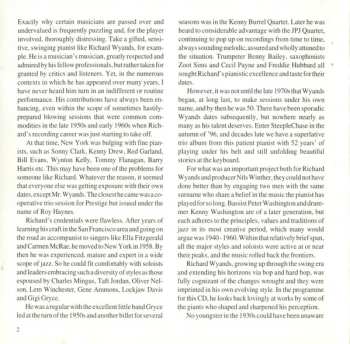 CD Richard Wyands Trio: Get Out Of Town