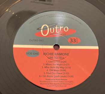 LP Richie Ramone: Live To Tell