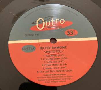 LP Richie Ramone: Live To Tell