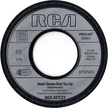 SP Rick Astley: Never Gonna Give You Up