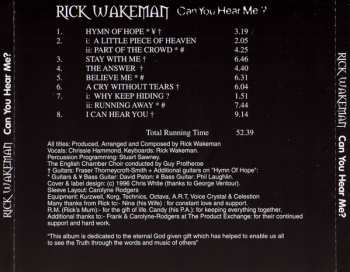 CD Rick Wakeman: Can You Hear Me ?