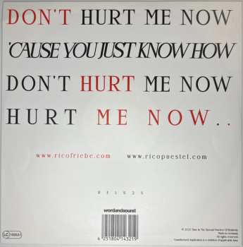 LP Rico Friebe: Don't Hurt Me Now (Rico Puestel's Don't Dub Me Now Remix) CLR