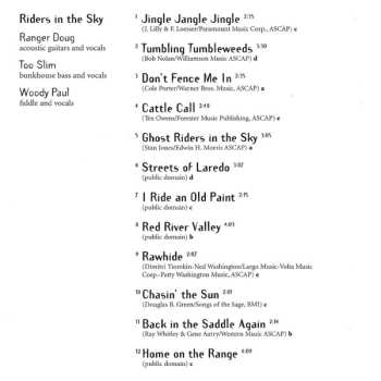 CD Riders In The Sky: Cowboy Songs