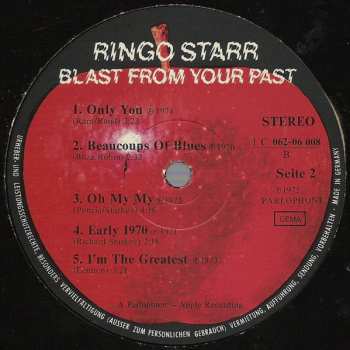 LP Ringo Starr: Blast From Your Past