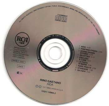 CD Rino Gaetano: Aida